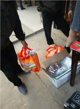 领先公司上高县活动现场