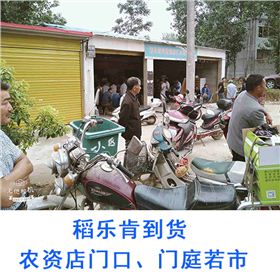寿县农资店门口